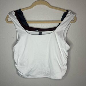 SHEIN 4 Scoop Neck Cropped Tank Top